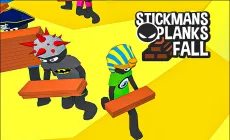 Stickman Planks Fall